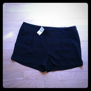 Express black dress shorts